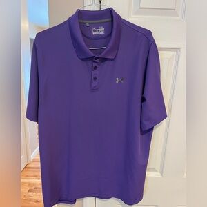 Under Armour Men's Polo in Vibrant Purple